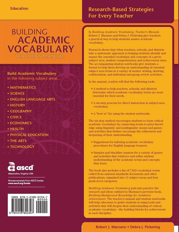 Produktbild: Building Academic Vocabulary