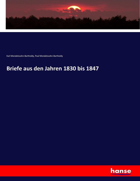 Produktbild: Briefe aus den Jahren 1830 bis 1847
