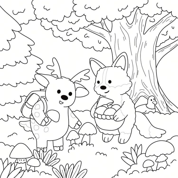 Produktbild: Cosy Coloring - Cottage Life mit Ente
