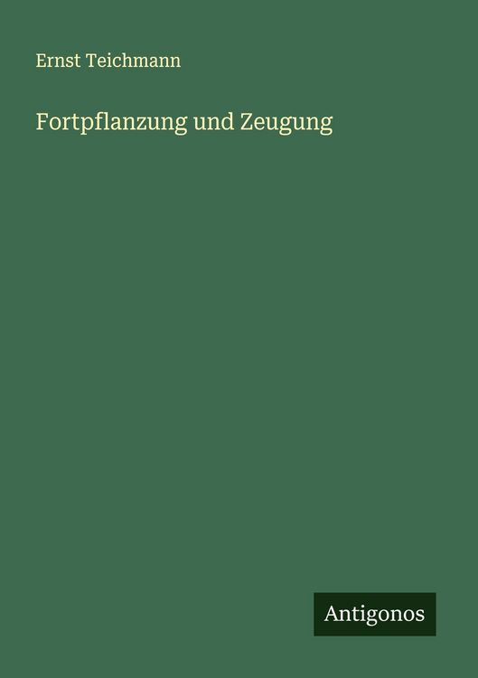 Produktbild: Fortpflanzung und Zeugung