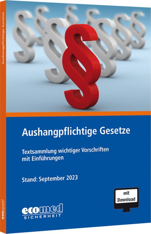 Produktbild: Aushangpflichtige Gesetze