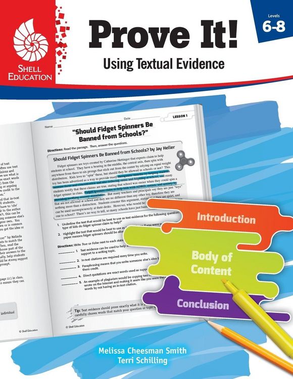 Produktbild: Prove It! Using Textual Evidence, Levels 6-8