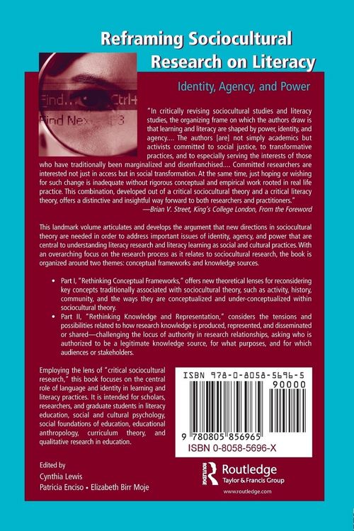 Produktbild: Reframing Sociocultural Research on Literacy