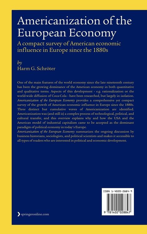 Produktbild: Americanization of the European Economy