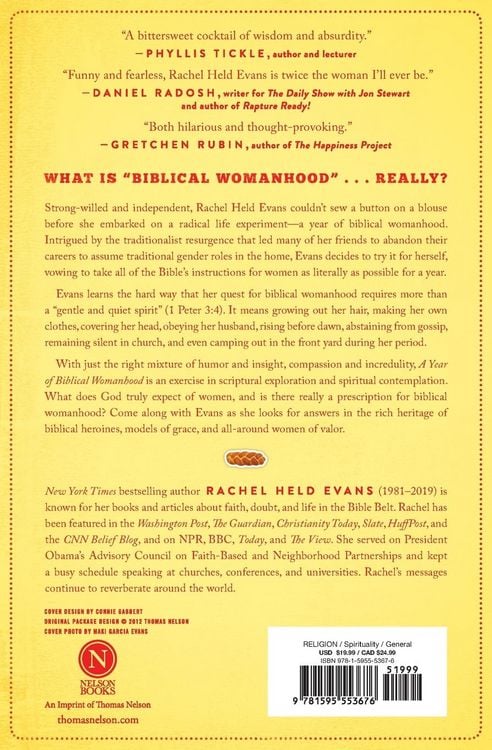 Produktbild: A Year of Biblical Womanhood
