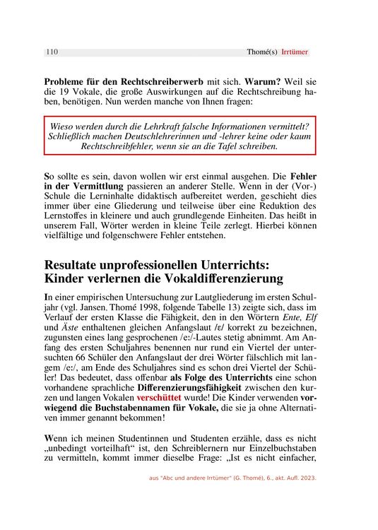 Produktbild: Abc und andere Irrt&uuml;mer &uuml;ber Orthographie, Rechtschreiben, LRS/Legasthenie