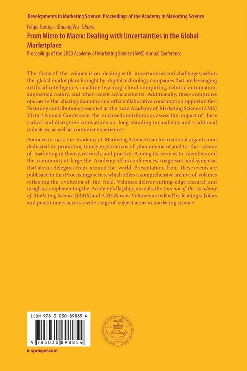 Produktbild: From Micro to Macro: Dealing with Uncertainties in the Global Marketplace