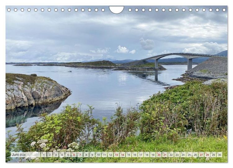 Produktbild: Wandern in Norwegen - Einklang von Gebirge und Meer (Wandkalender 2026 DIN A4 quer), CALVENDO Monatskalender