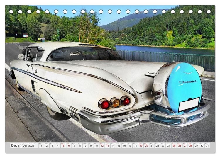 Produktbild: American Classic Cars - Photo collection (Desk Calendar 2026 DIN A5 landscape), CALVENDO 12 Month DeskCalendar