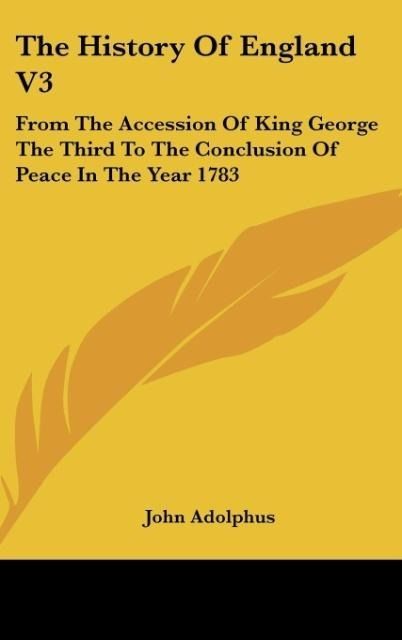 Produktbild: Adolphus, J: History Of England V3