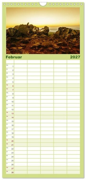 Produktbild: Familienplaner 2027 - Der Harz einfach magisch mit 5 Spalten (Wandkalender, 21 x 45 cm) CALVENDO