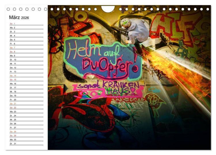 Produktbild: BMX My Life (Wandkalender 2026 DIN A4 quer), CALVENDO Monatskalender