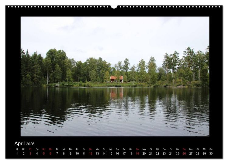 Produktbild: Schweden 2026 (Wandkalender 2026 DIN A2 quer), CALVENDO Monatskalender