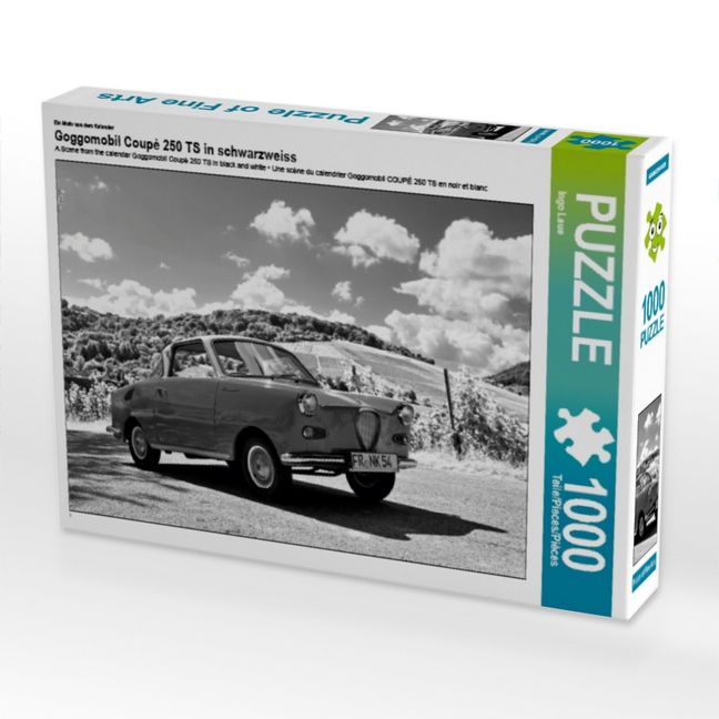 Produktbild: Ein Motiv aus dem Kalender Goggomobil Coup&egrave; 250 TS in schwarzweiss (Puzzle)