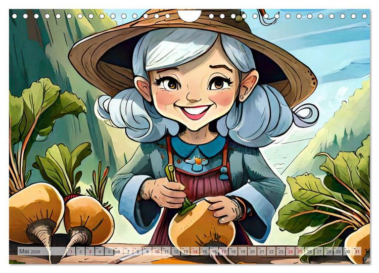Produktbild: Kinderlieder - In Bildern (Wandkalender 2026 DIN A4 quer), CALVENDO Monatskalender