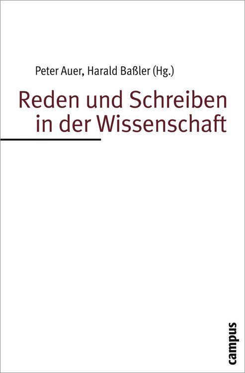 Produktbild: Reden und Schreiben in der Wissenschaft