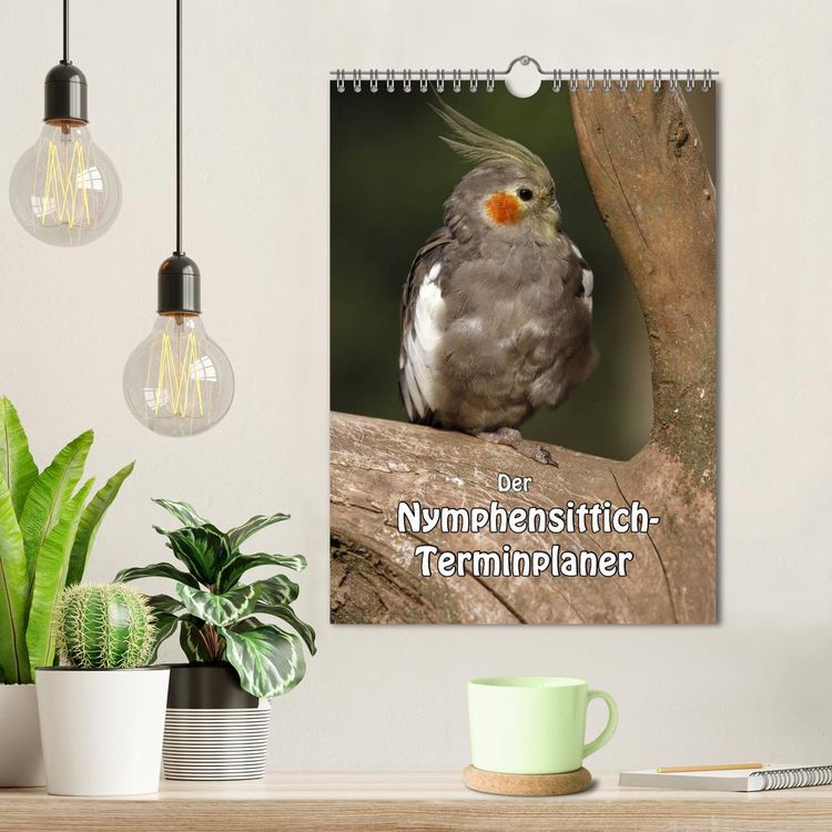 Produktbild: Der Nymphensittich-Terminplaner (Wandkalender 2026 DIN A4 hoch), CALVENDO Monatskalender