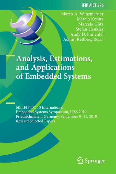 Produktbild: Analysis, Estimations, and Applications of Embedded Systems