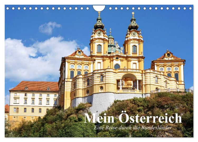 Produktbild: Mein &Ouml;sterreich. Eine Reise durch die Bundesl&auml;nder (Wandkalender 2026 DIN A4 quer), CALVENDO Monatskalender