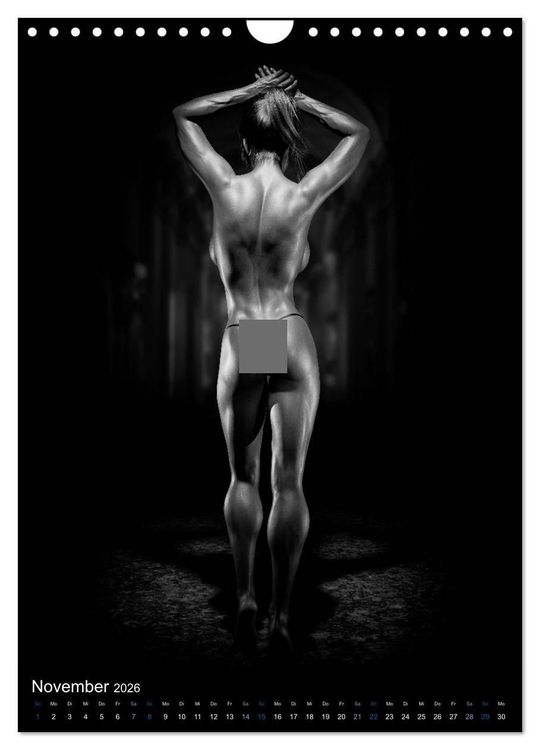Produktbild: Kraft-Akt - Fitnessgirls in erotischen Abbildungen (Wandkalender 2026 DIN A4 hoch), CALVENDO Monatskalender