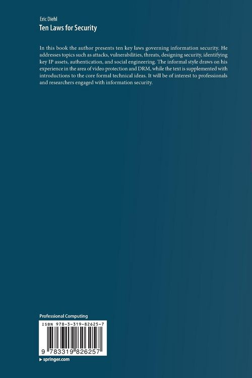 Produktbild: Ten Laws for Security