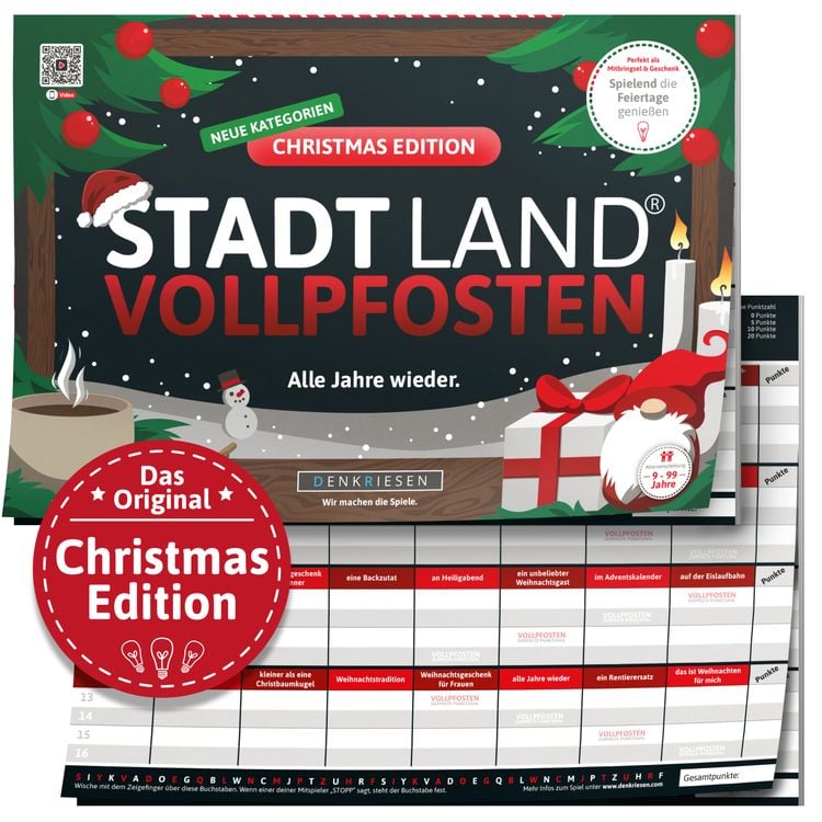 Bild vom Artikel Denkriesen - Stadt Land Vollpfosten® - Christmas Edition - "alle Jahre Wieder." vom Autor Denis Görz