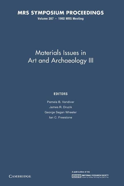 Produktbild: Materials Issues in Art and Archaeology III