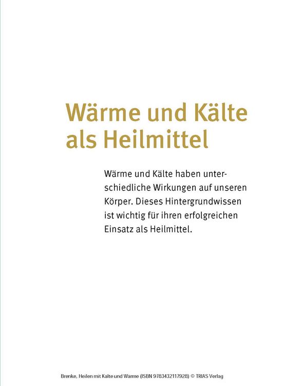 Produktbild: Heilen mit K&auml;lte und W&auml;rme