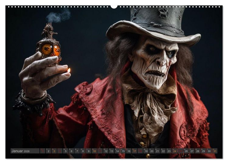Produktbild: Vampire - Kreaturen der Nacht (Wandkalender 2026 DIN A2 quer), CALVENDO Monatskalender