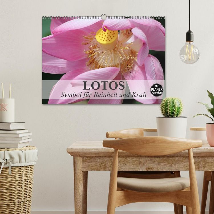Produktbild: Lotos. Symbol f&uuml;r Reinheit und Kraft (Wandkalender 2026 DIN A3 quer), CALVENDO Monatskalender