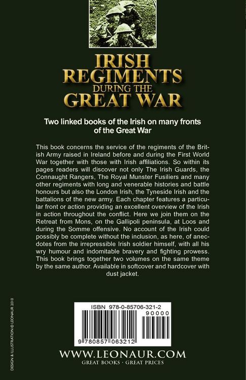 Produktbild: Irish Regiments During the Great War