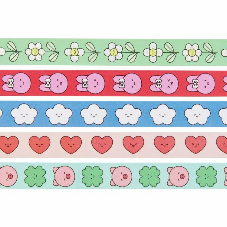 Produktbild: Tape Set Chingu , 5 Stk, 1,5 cm x 10 m