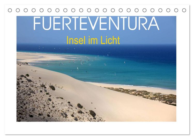 Produktbild: Fuerteventura - Insel im Licht (Tischkalender 2026 DIN A5 quer), CALVENDO Monatskalender