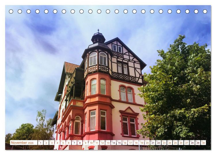 Produktbild: Eisenach Villen-Architektur Prachtst&uuml;cke (Tischkalender 2026 DIN A5 quer), CALVENDO Monatskalender