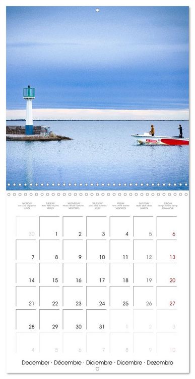 Produktbild: E&acute;tang de Thau en Me&acute;diterrane&acute;e (Calendrier mural carr&eacute; 2026 30x30 cm) Calendrier double avec une page pour vos prises de notes