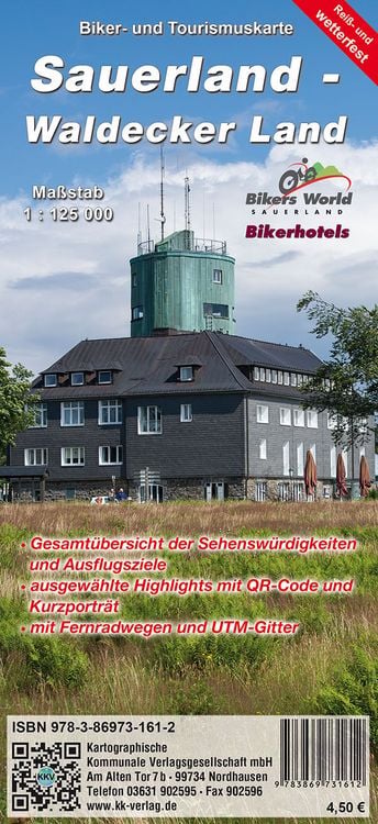 Produktbild: Sauerland - Waldecker Land 1:125 000