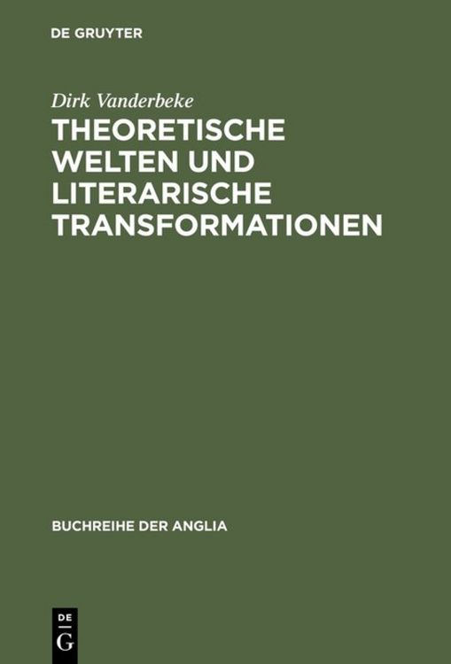 Produktbild: Theoretische Welten und literarische Transformationen