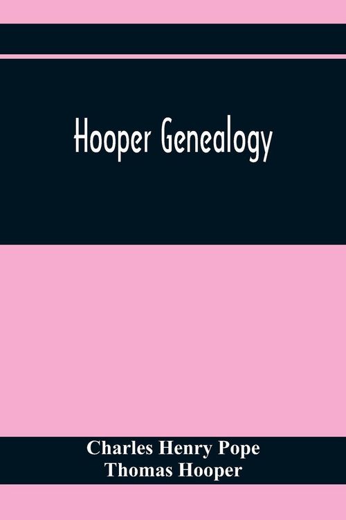 Produktbild: Hooper Genealogy