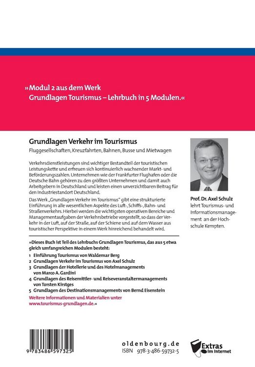 Produktbild: Grundlagen Verkehr im Tourismus