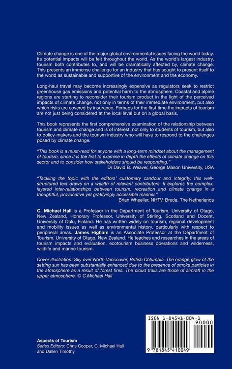Produktbild: Tourism, Recreation and Climate Change