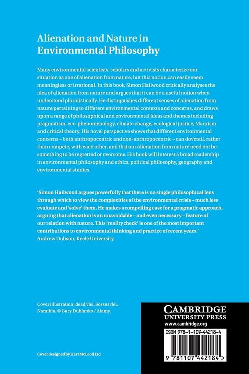 Produktbild: Alienation and Nature in Environmental Philosophy