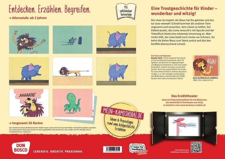 Produktbild: Aua! Kamishibai Bildkartenset