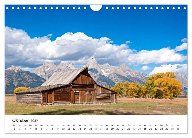 Produktbild: Amerika - Natursch&ouml;nheiten des Westens (Wandkalender 2027 DIN A4 quer), CALVENDO Monatskalender