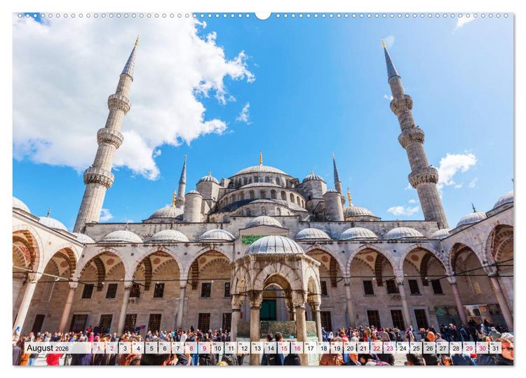 Produktbild: Istanbul - die Stadt zwischen zwei Welten (hochwertiger Premium Wandkalender 2026 DIN A2 quer), Kunstdruck in Hochglanz
