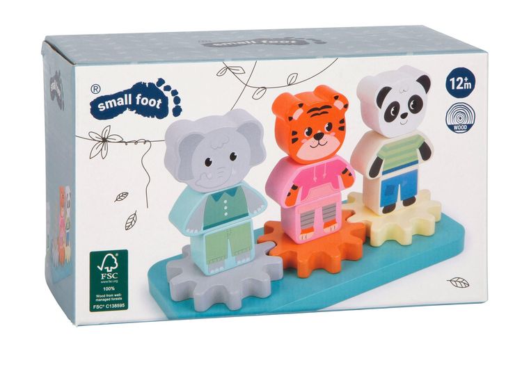 Produktbild: Stapelspiel mit Zahnrad "Jungle Friends"