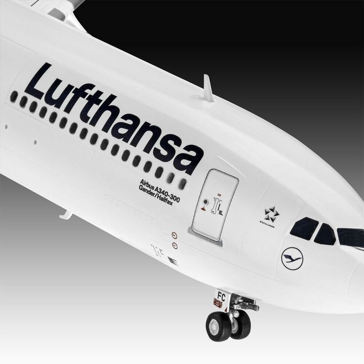 Produktbild: Revell 03803 A340-300 Lufthansa New Livery Flugmodell Bausatz 1:144