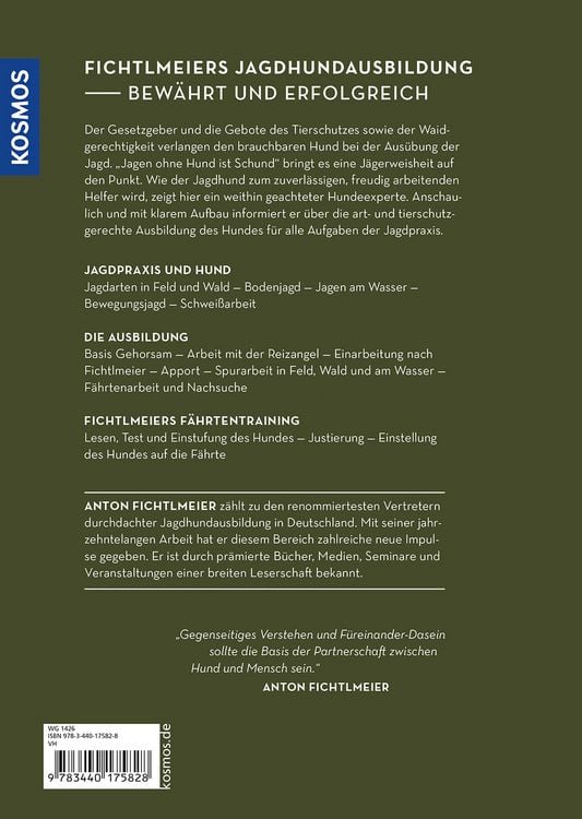 Produktbild: Die Ausbildung des Jagdhundes