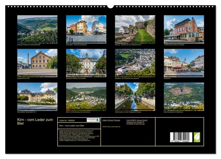 Produktbild: Kirn - vom Leder zum Bier (hochwertiger Premium Wandkalender 2026 DIN A2 quer), Kunstdruck in Hochglanz