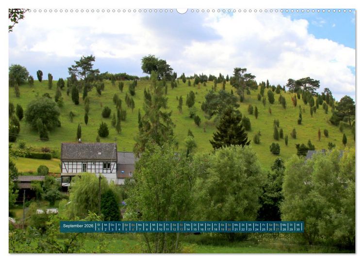 Produktbild: Die Toskana der Eifel - Das Lampertstal (Wandkalender 2026 DIN A2 quer), CALVENDO Monatskalender