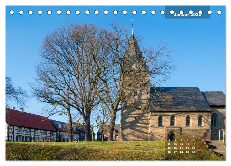 Produktbild: Dortmunds mittelalterliche Kirchen (Tischkalender 2026 DIN A5 quer), CALVENDO Monatskalender
